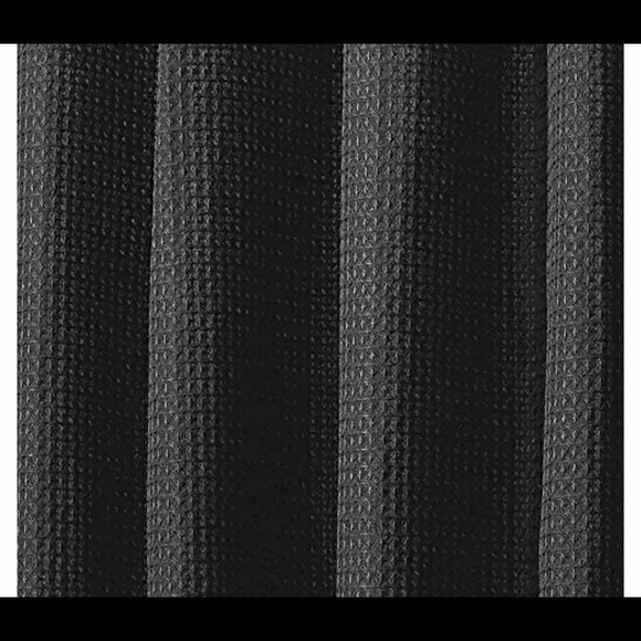 BLK Waffle Weave Rust resistant Shower curtain - Picture 5 of 9